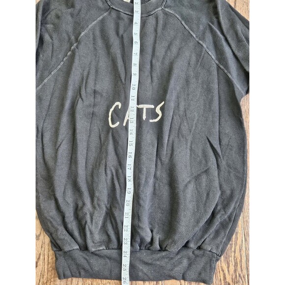 Vintage 80's Cats The Musical Black Crewneck Sweatshirt USA Made Size L - Picture 9 of 16